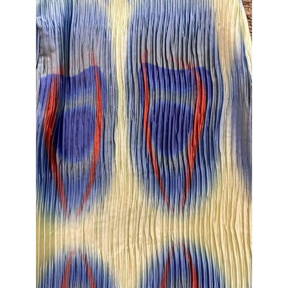 Abstract Print Pleated Pants One Size - image 3